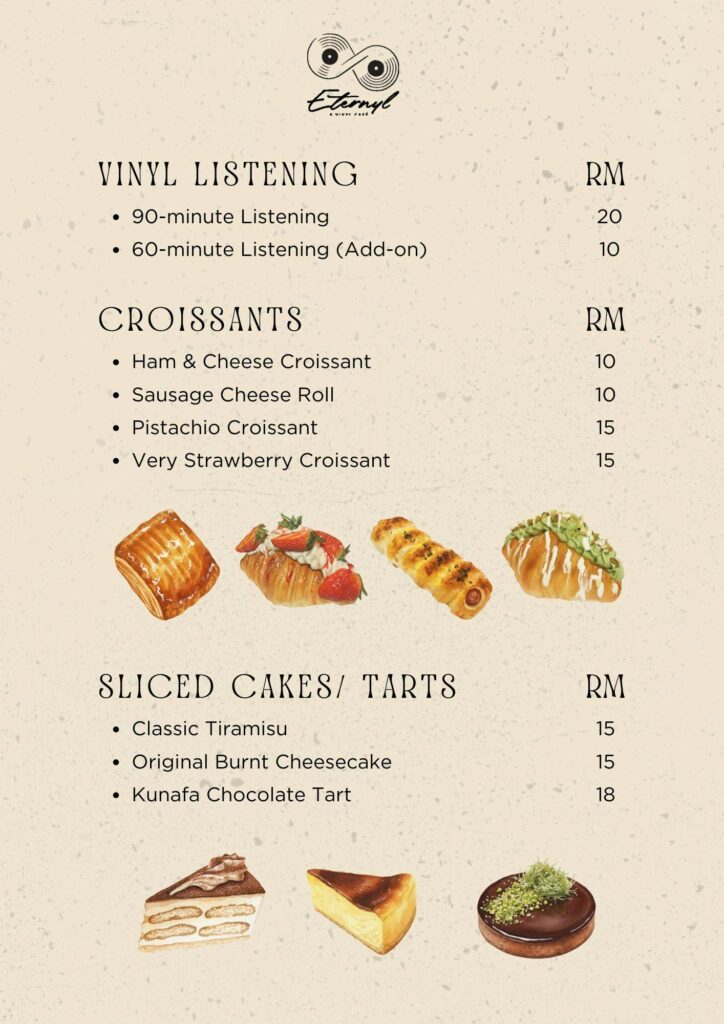 Eternyl Menu